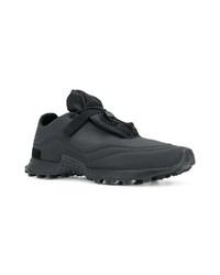 schwarze Leder niedrige Sneakers von Reebok