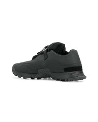 schwarze Leder niedrige Sneakers von Reebok