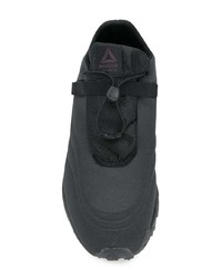 schwarze Leder niedrige Sneakers von Reebok