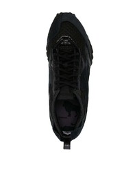 schwarze Leder niedrige Sneakers von Reebok