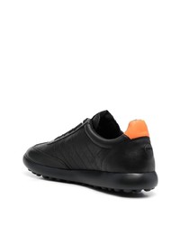 schwarze Leder niedrige Sneakers von Camper