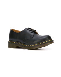 schwarze Leder Oxford Schuhe von Dr. Martens