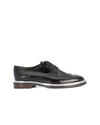 schwarze Leder Oxford Schuhe von AGL