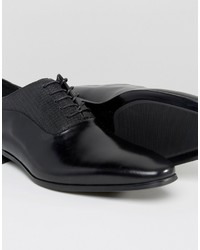 schwarze Leder Oxford Schuhe von Aldo