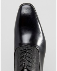 schwarze Leder Oxford Schuhe von Aldo