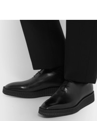 schwarze Leder Oxford Schuhe von Berluti