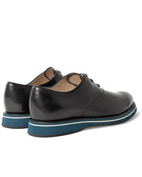 schwarze Leder Oxford Schuhe von Berluti