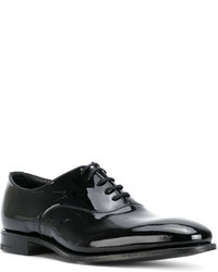 schwarze Leder Oxford Schuhe von Church's