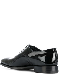 schwarze Leder Oxford Schuhe von Church's