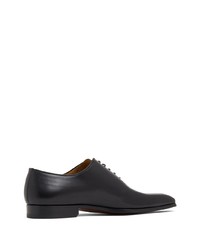 schwarze Leder Oxford Schuhe von Magnanni