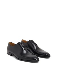 schwarze Leder Oxford Schuhe von Magnanni