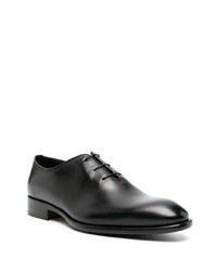 schwarze Leder Oxford Schuhe von Doucal's