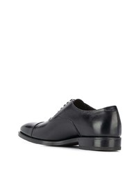 schwarze Leder Oxford Schuhe von Henderson Baracco