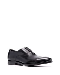 schwarze Leder Oxford Schuhe von Henderson Baracco