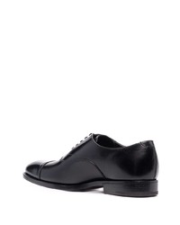 schwarze Leder Oxford Schuhe von Henderson Baracco