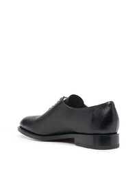 schwarze Leder Oxford Schuhe von Salvatore Ferragamo