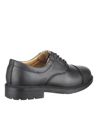 schwarze Leder Oxford Schuhe von Amblers Safety