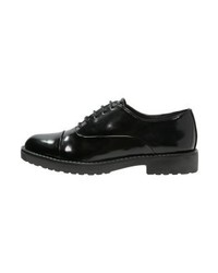 schwarze Leder Oxford Schuhe von Anna Field