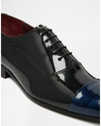 schwarze Leder Oxford Schuhe von Ted Baker