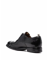 schwarze Leder Oxford Schuhe von Officine Creative