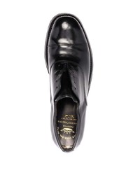 schwarze Leder Oxford Schuhe von Officine Creative