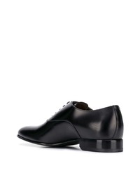 schwarze Leder Oxford Schuhe von Scarosso