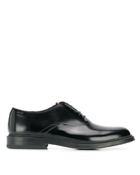 schwarze Leder Oxford Schuhe von Bally