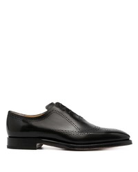 schwarze Leder Oxford Schuhe von Bally