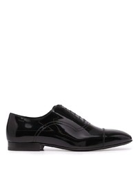 schwarze Leder Oxford Schuhe von Bally