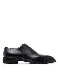 schwarze Leder Oxford Schuhe von Bally