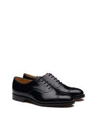 schwarze Leder Oxford Schuhe von Church's