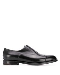 schwarze Leder Oxford Schuhe von Barrett