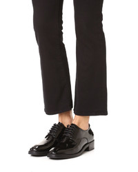 schwarze Leder Oxford Schuhe von Rachel Comey