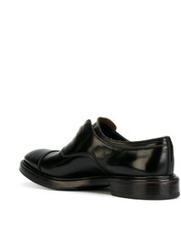 schwarze Leder Oxford Schuhe von Premiata