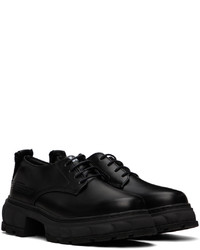 schwarze Leder Oxford Schuhe von Viron