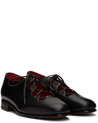 schwarze Leder Oxford Schuhe von Bode