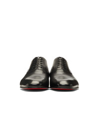 schwarze Leder Oxford Schuhe von Christian Louboutin