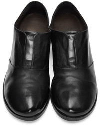 schwarze Leder Oxford Schuhe von Marsèll