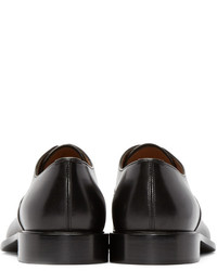 schwarze Leder Oxford Schuhe von Givenchy