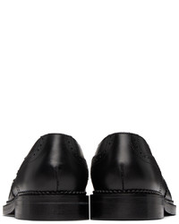 schwarze Leder Oxford Schuhe von Toga Virilis