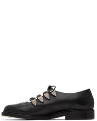 schwarze Leder Oxford Schuhe von Toga Virilis