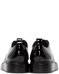 schwarze Leder Oxford Schuhe von Jimmy Choo