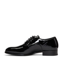 schwarze Leder Oxford Schuhe von Tiger of Sweden