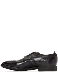 schwarze Leder Oxford Schuhe von Officine Creative