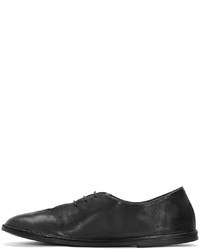 schwarze Leder Oxford Schuhe von Marsèll