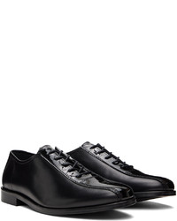 schwarze Leder Oxford Schuhe von Stefan Cooke