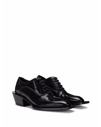 schwarze Leder Oxford Schuhe von Dolce & Gabbana