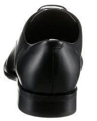 schwarze Leder Oxford Schuhe von BOSS