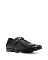 schwarze Leder Oxford Schuhe von Stefan Cooke