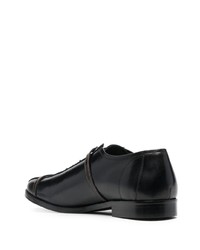 schwarze Leder Oxford Schuhe von Stefan Cooke